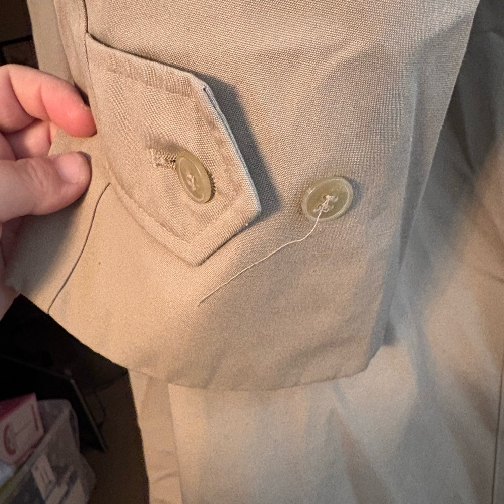 London Fog Men's Tan Trench Coat - Picture 4 of 14